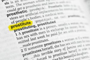 prostitute dictionary definition page