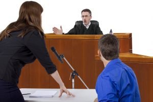 testimony before a judge