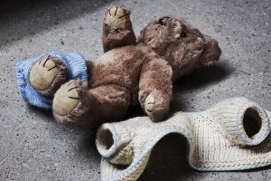 teddy bear on ground