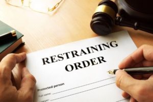 Restraining order form