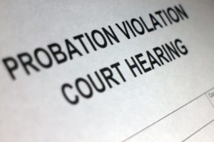 Probation violation court hearing to be attended by an attorney and his client in Albuquerque.