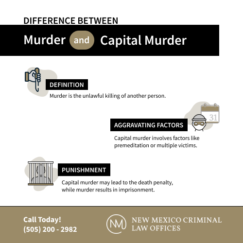Difference between murder and capital murder